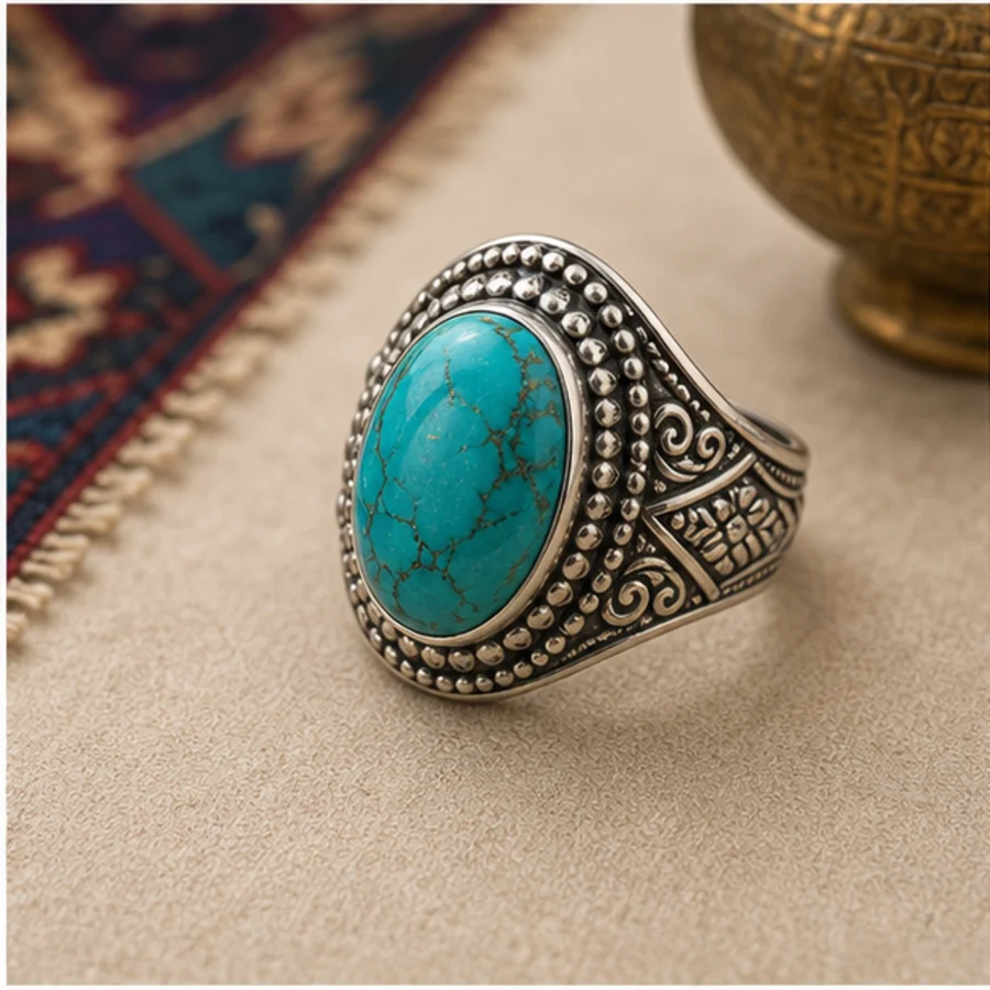 Silver Turquoise Ring